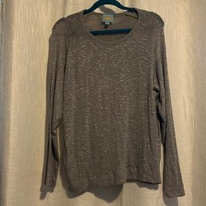 C & C California gray knit long sleeve